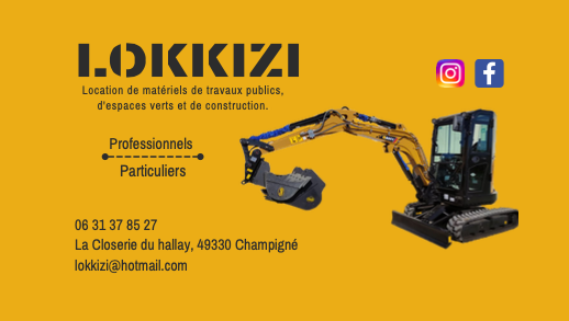 Lokkizi : location de matériels de travaux publics, d'espaces vert et de construction